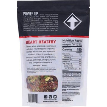 Gourmet Nut Power Up Heart Healthy Trail Mix, 12 oz