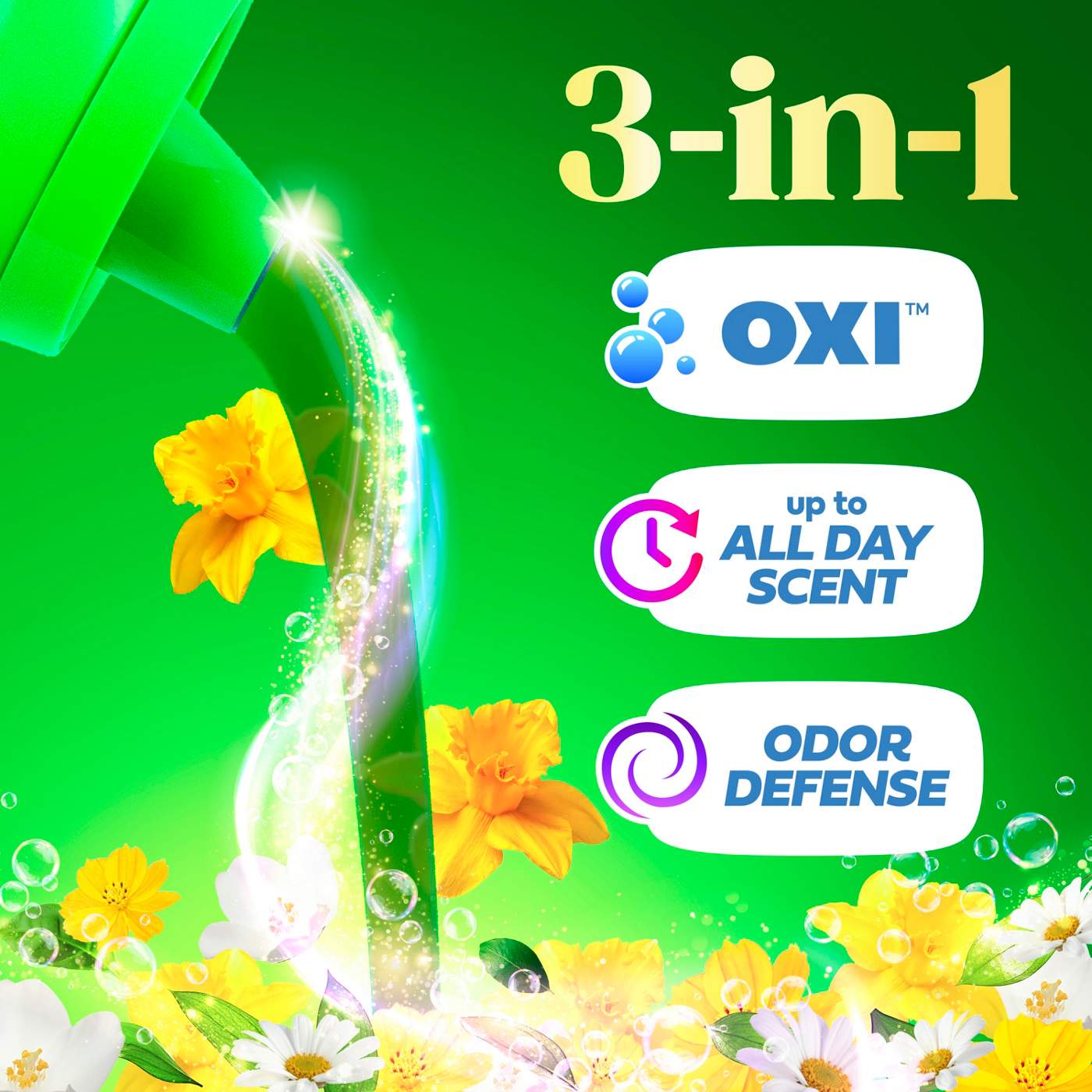 Gain Plus Oxi Liquid Laundry Detergent, 75 Loads - Original; image 7 of 8