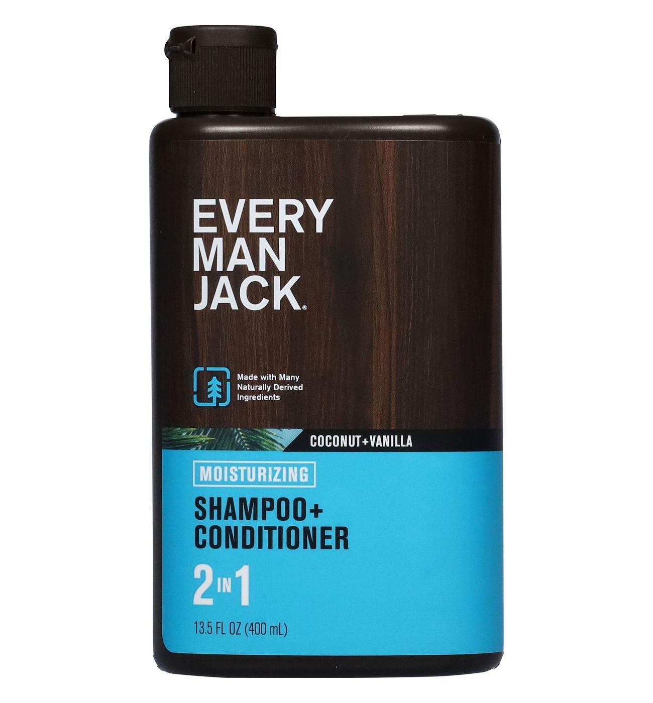 Every Man Jack Men 2-in-1 Shampoo & Conditioner - Coconut & Vanilla; image 1 of 2