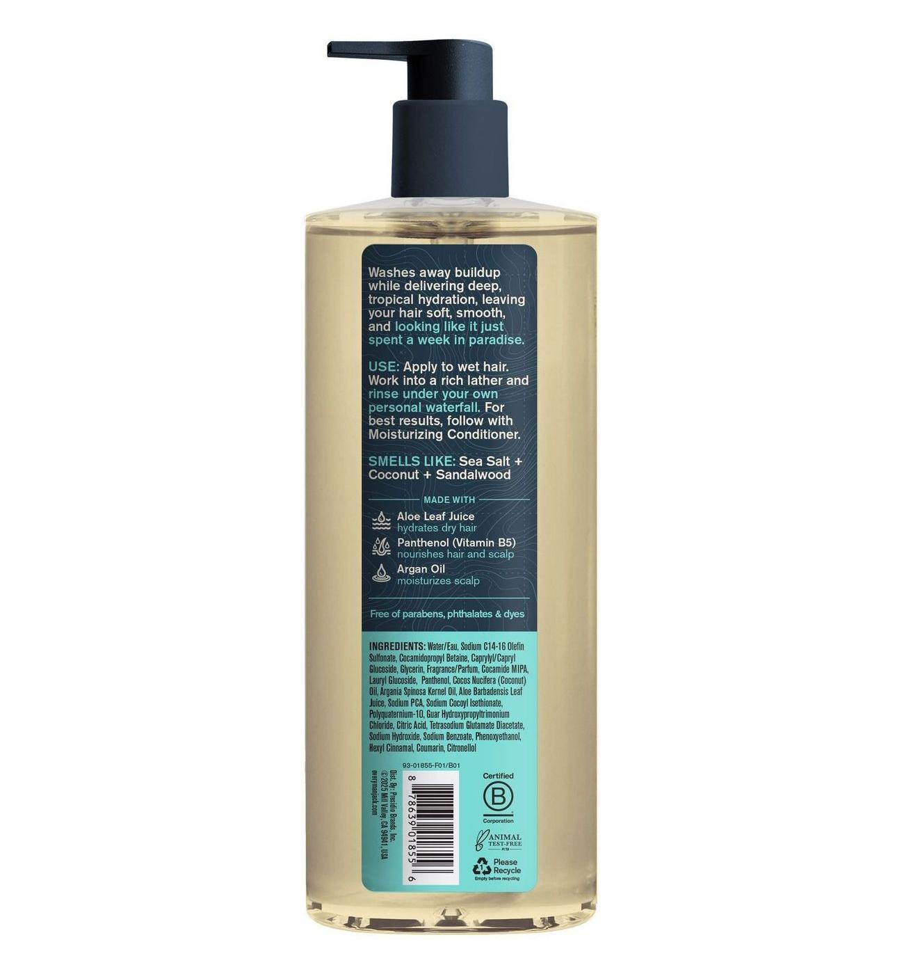 Every Man Jack Men's Moisturizing Shampoo with Argan Oil - Caribbean Coconut; image 2 of 2