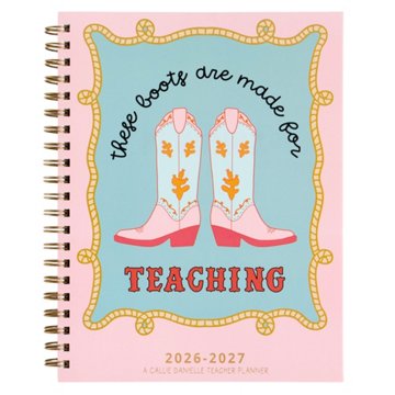 Callie Danielle Teacher Spiral Academic Planner