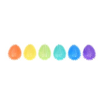 Gnawsome Spiky Egg Dog Toy, Medium - Assorted Colors