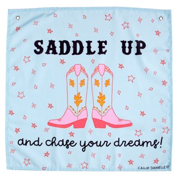 Callie Danielle Saddle Up Fabric Wall Art