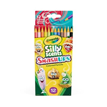 Crayola Silly Scents Smash Ups Colored Pencils, 12 pk