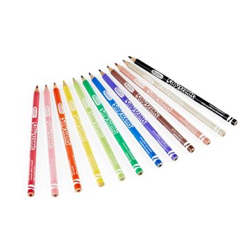 Crayola Silly Scents Smash Ups Colored Pencils, 12 pk