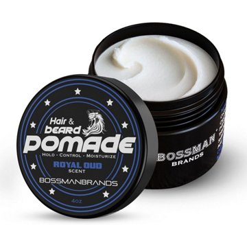 Bossman Brands Hair & Beard Pomade - Royal Oud, 4 oz