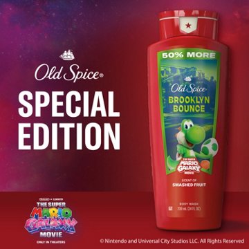 Old Spice Limited Edition Super Mario Body Wash - Brooklyn Bounce