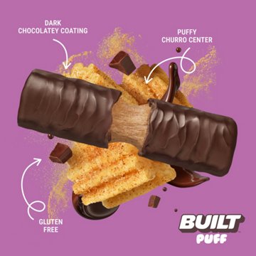 BUILT Built Puff Churro - 17g Protein Bar