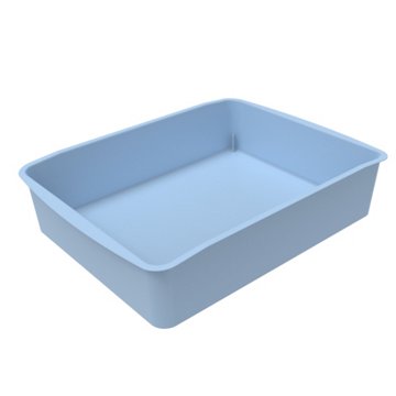 Storex Flat Classroom Storage Tray - Sky Blue