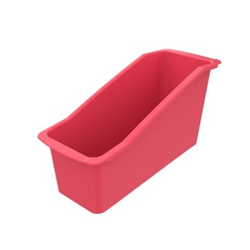 Storex Classroom Book Bin - Coral