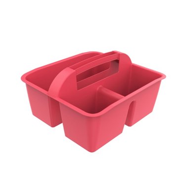 Storex Classroom Caddy - Coral
