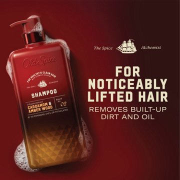Old Spice Shampoo: The Spice Alchemist, Cologne-Infused Cardamom and Amber Wood, 20 fl oz