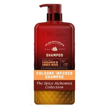 Old Spice Shampoo: The Spice Alchemist, Cologne-Infused Cardamom and Amber Wood, 20 fl oz
