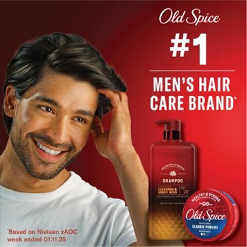 Old Spice Shampoo: The Spice Alchemist, Cologne-Infused Cardamom and Amber Wood, 20 fl oz
