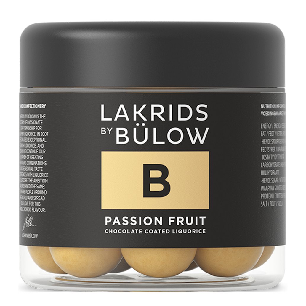 Lakrids by Bulow B Passion Fruit Chocolate Coated Liquorice, 4.41 oz ...