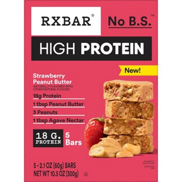 RXBAR High Protein Strawberry Peanut Butter Bars