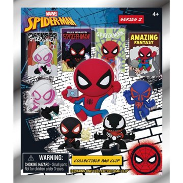 Monogram International Marvel Spider-Man Classic 3D Bag Clip Blind Pack - Series 2