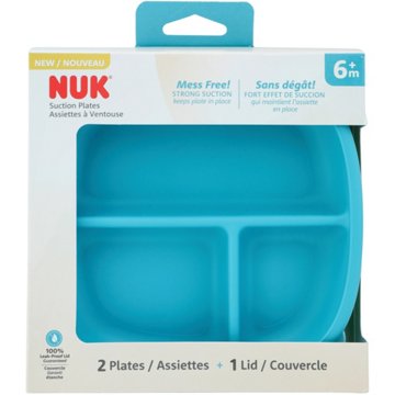 NUK First Choice Suction Plates, 2 ct