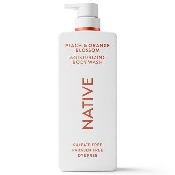 Native Peach & Orange Blossom Moisturizing Body Wash 22 fl oz