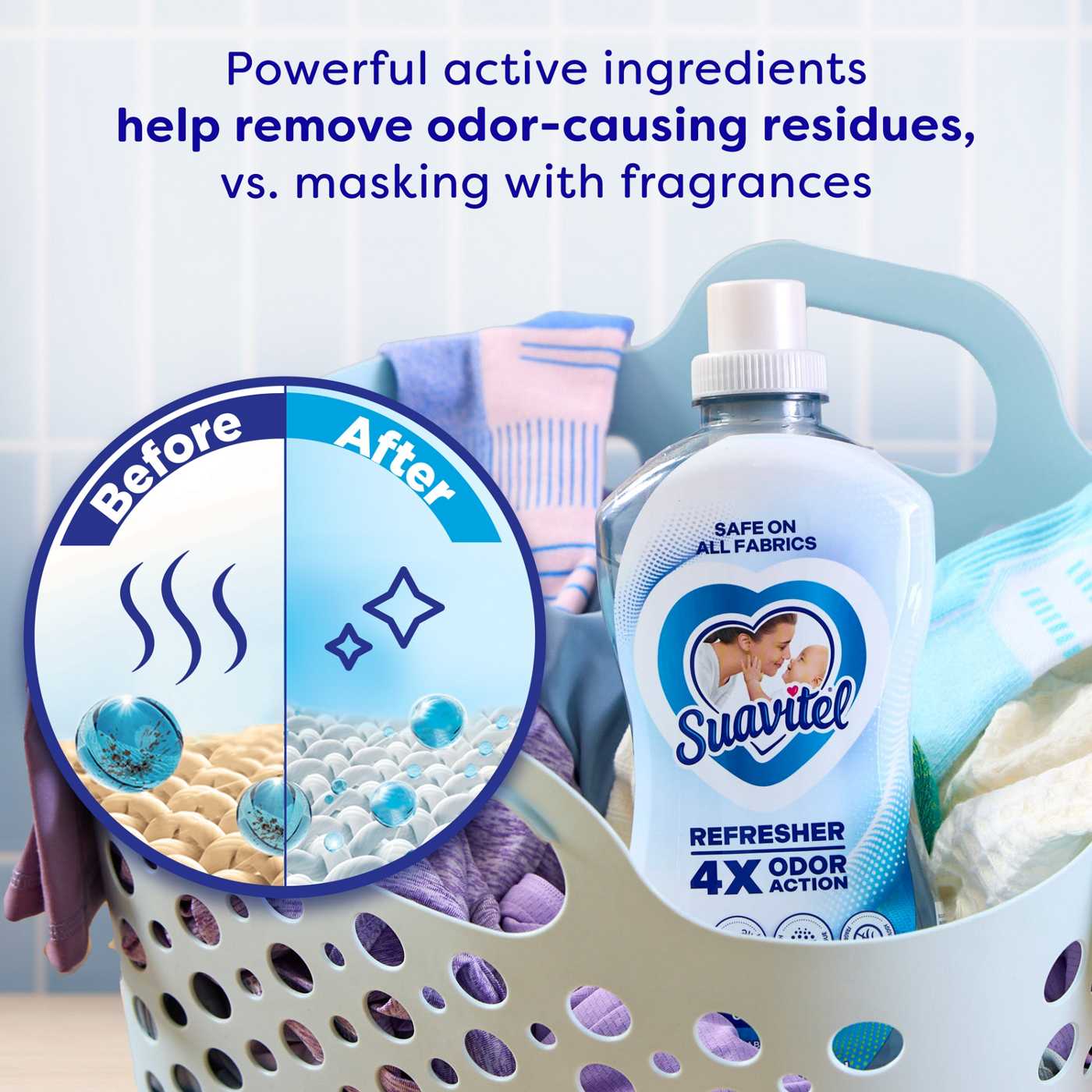 Suavitel Refresher Fabric Rinse - Ocean Fresh; image 3 of 10