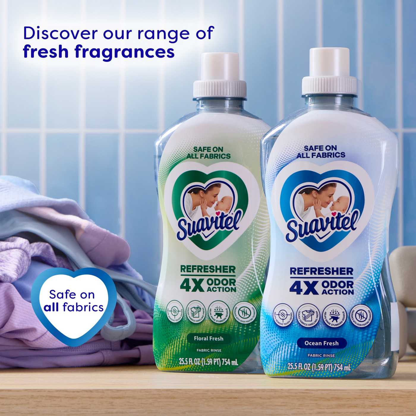 Suavitel Refresher Fabric Rinse - Ocean Fresh; image 4 of 10