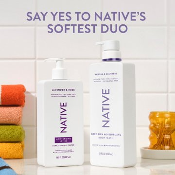 Native Vanilla & Cashmere Moisturizing Body Wash 22 fl oz