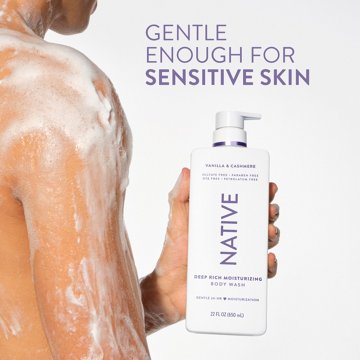Native Vanilla & Cashmere Moisturizing Body Wash 22 fl oz