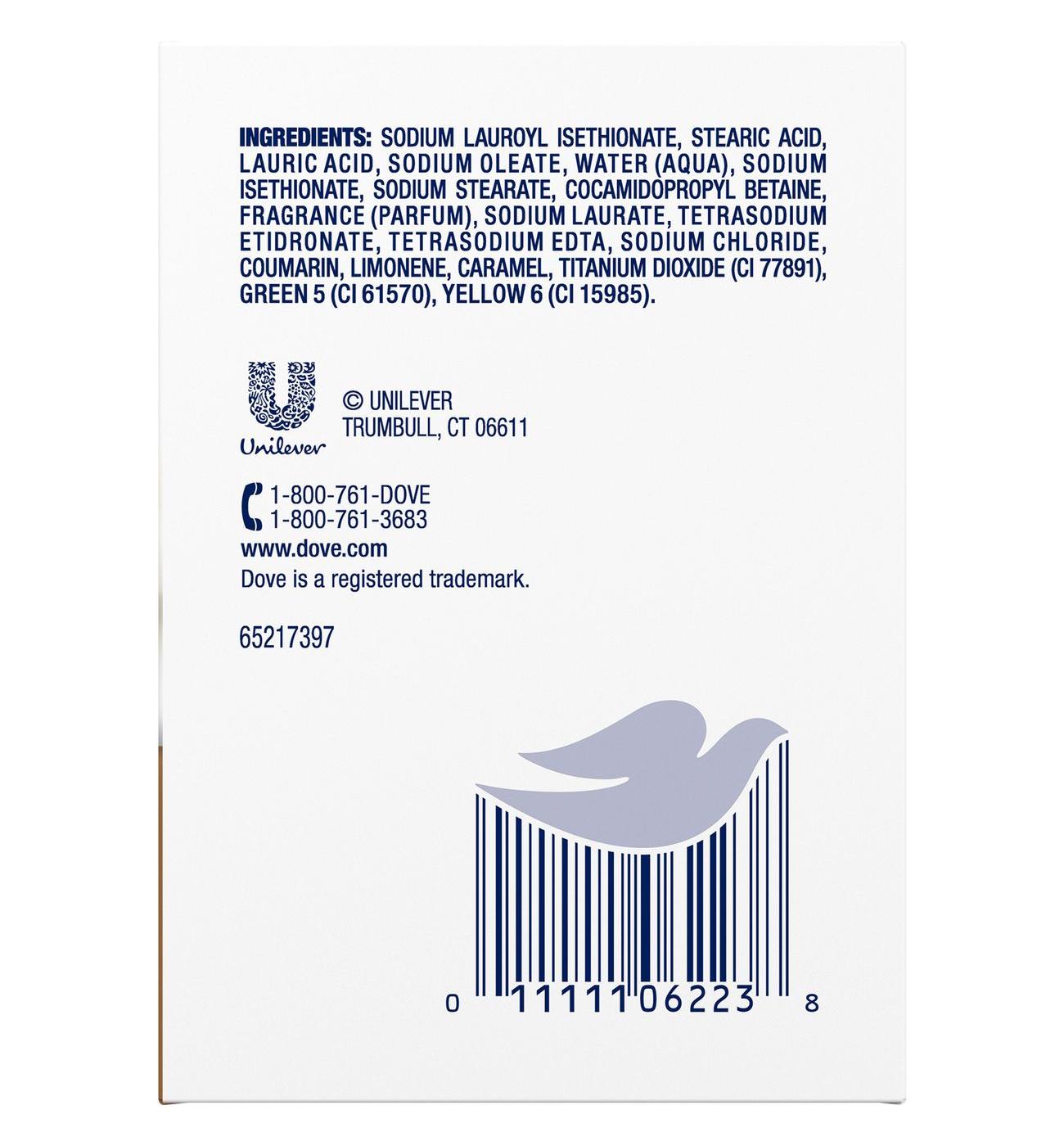 Dove Indulge Bar Soap - Warm Vanilla & Sweet Cream; image 2 of 2