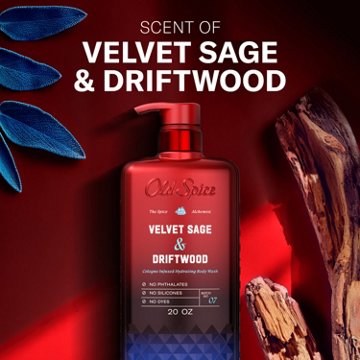 Old Spice Cologne Infused Body Wash - Velvet Sage & Driftwood