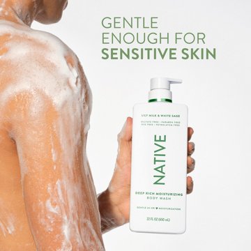Native Lily Milk & White Sage Moisturizing Body Wash 22 fl oz