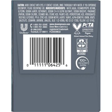 Dove Men+Care Face & Body Wash - Clean Comfort, 2 pk, 18 oz