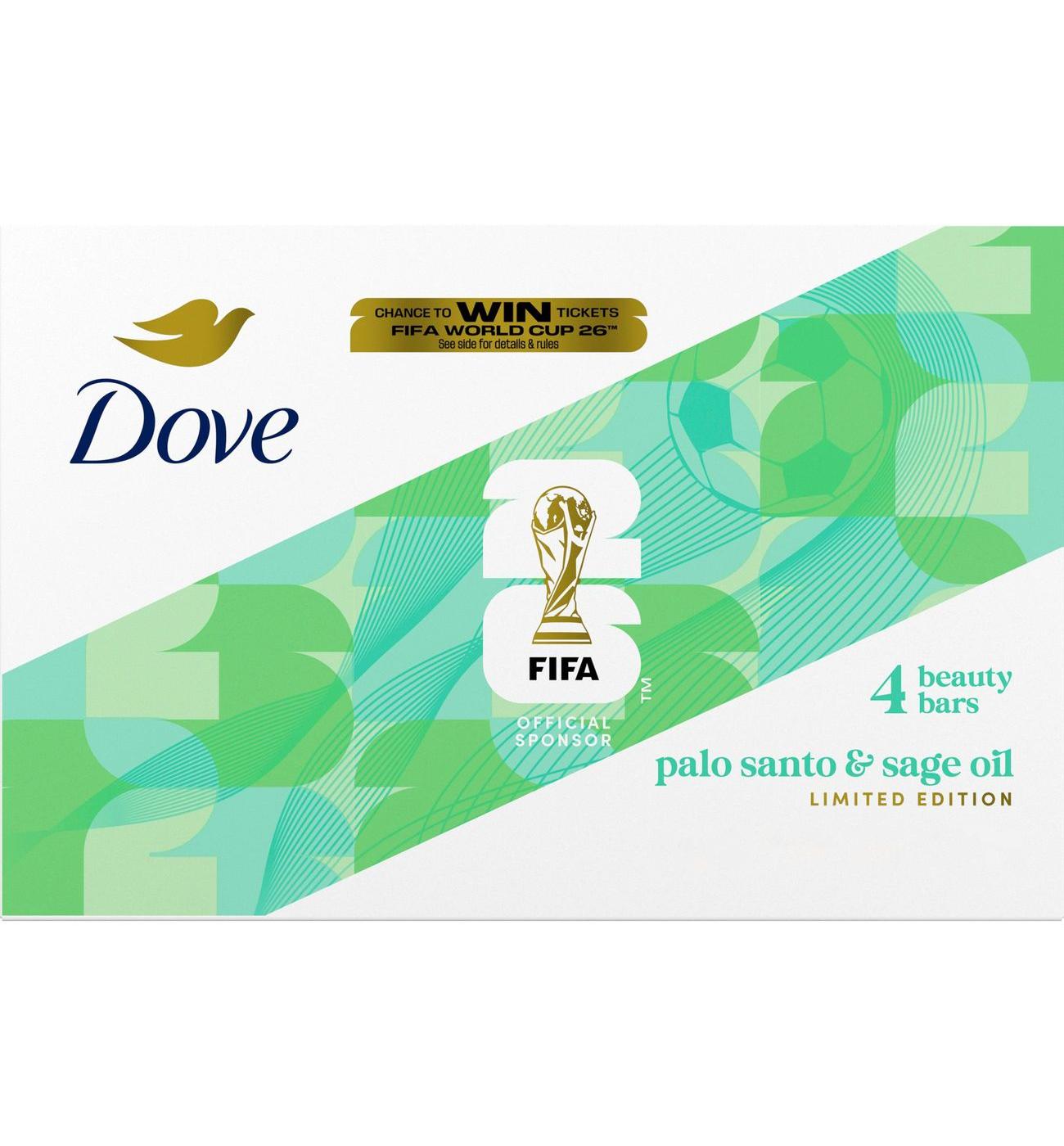 Dove Limited Edition FIFA Bar Soap - Palo Santo & Sage Oil; image 1 of 2