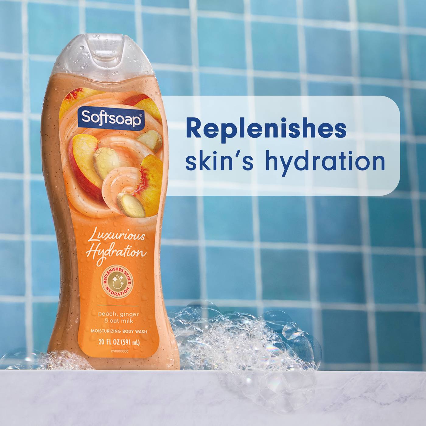 Softsoap Luxurious Hydration Body Wash - Peach, Ginger & Oat Milk; image 3 of 9