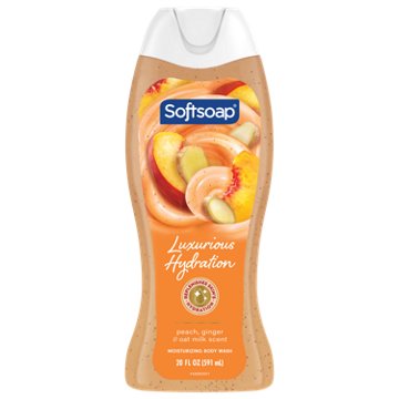 Softsoap Luxurious Hydration Body Wash - Peach, Ginger & Oat Milk