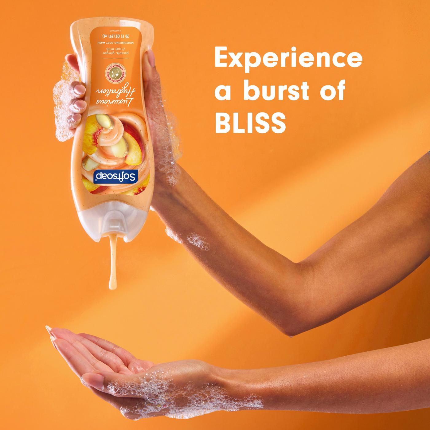 Softsoap Luxurious Hydration Body Wash - Peach, Ginger & Oat Milk; image 5 of 9