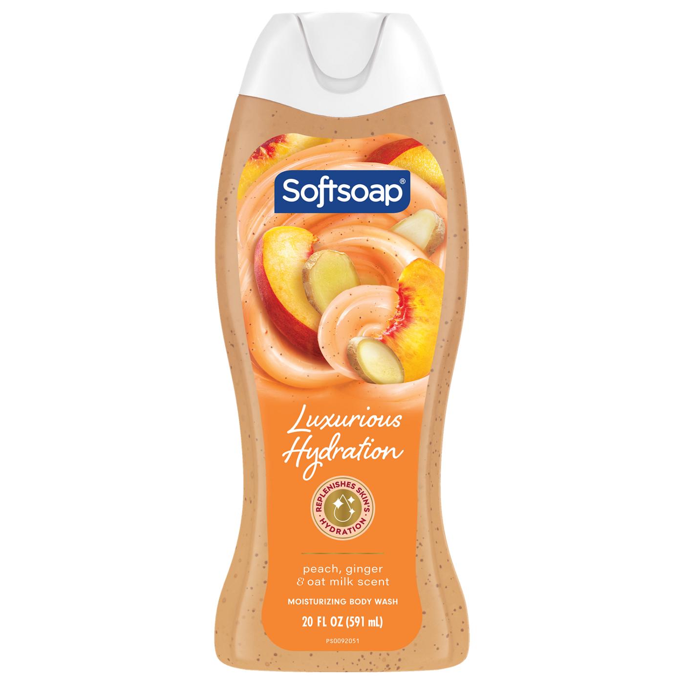 Softsoap Luxurious Hydration Body Wash - Peach, Ginger & Oat Milk; image 6 of 9