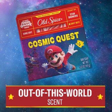 Old Spice Limited Edition Super Mario Bar Soap - Cosmic Quest