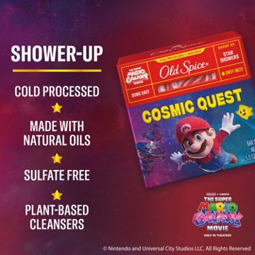 Old Spice Limited Edition Super Mario Bar Soap - Cosmic Quest