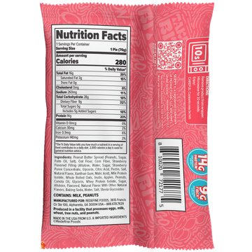 Redefine Foods Oatmeal Protein Pie PB&J Strawberry