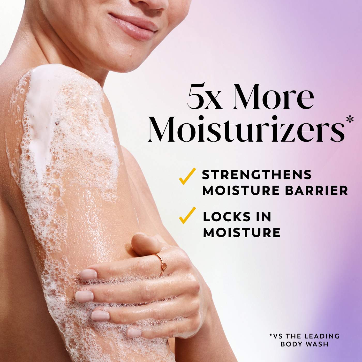 Olay Ultra Moisture Age Defy Body Wash with Vitamin E, Vitamin B3 and Hyaluronic Blend, 35oz; image 2 of 10