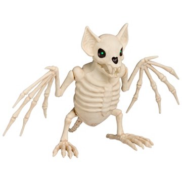 Destination Holiday Animated Bat Halloween Skeleton