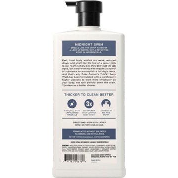 Duke Cannon Men's Thick Body Wash - Midnight Swim