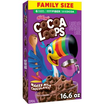 Kellogg's Cocoa Loops Cereal - Family Size