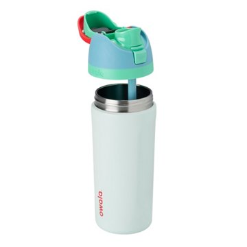 Owala Kids FreeSip Stainless Steel Water Bottle - Rainforest, 16 oz