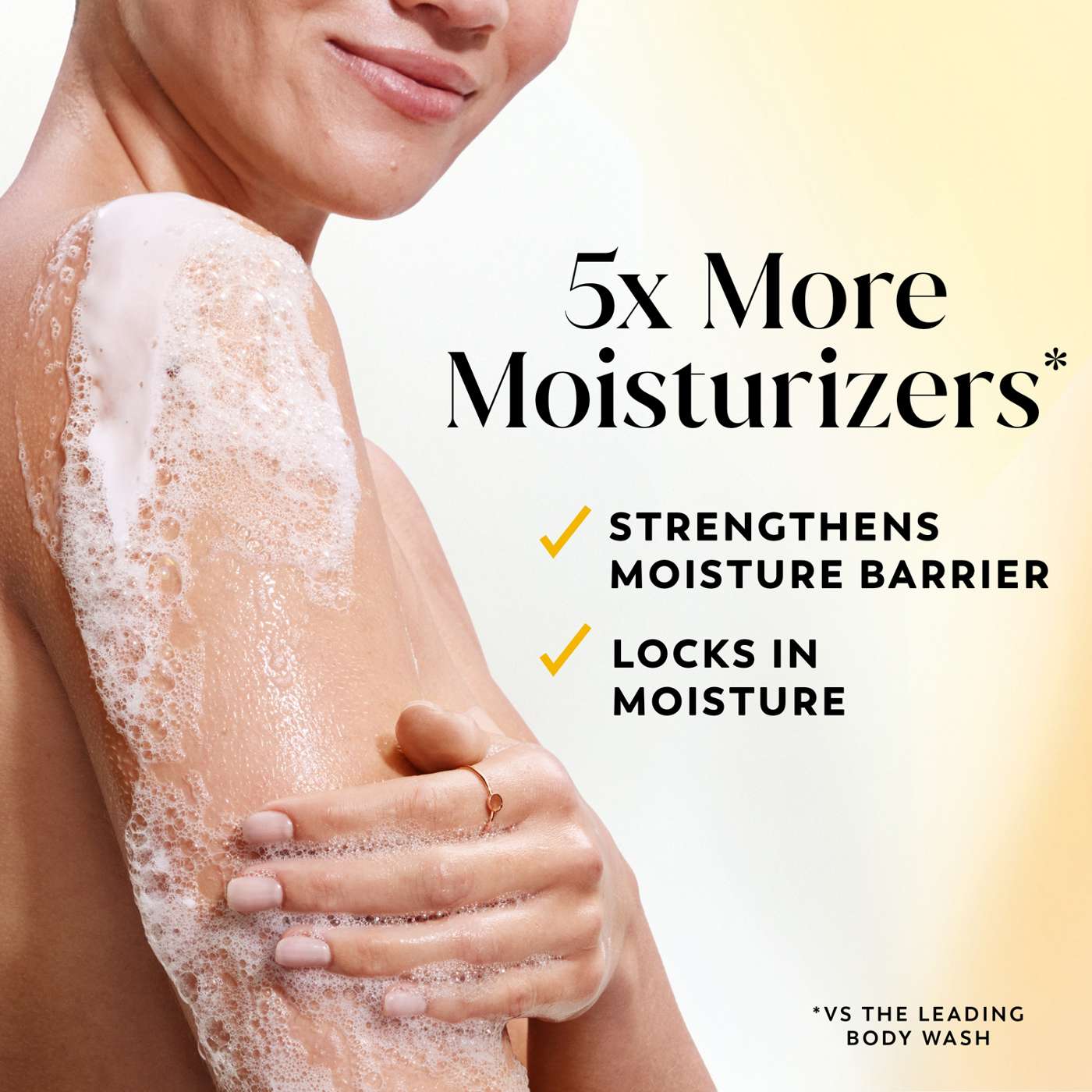 Olay Ultra Moisture Body Wash with Vanilla Creme, Vitamin B3 and Hyaluronic Blend, 22oz; image 2 of 10