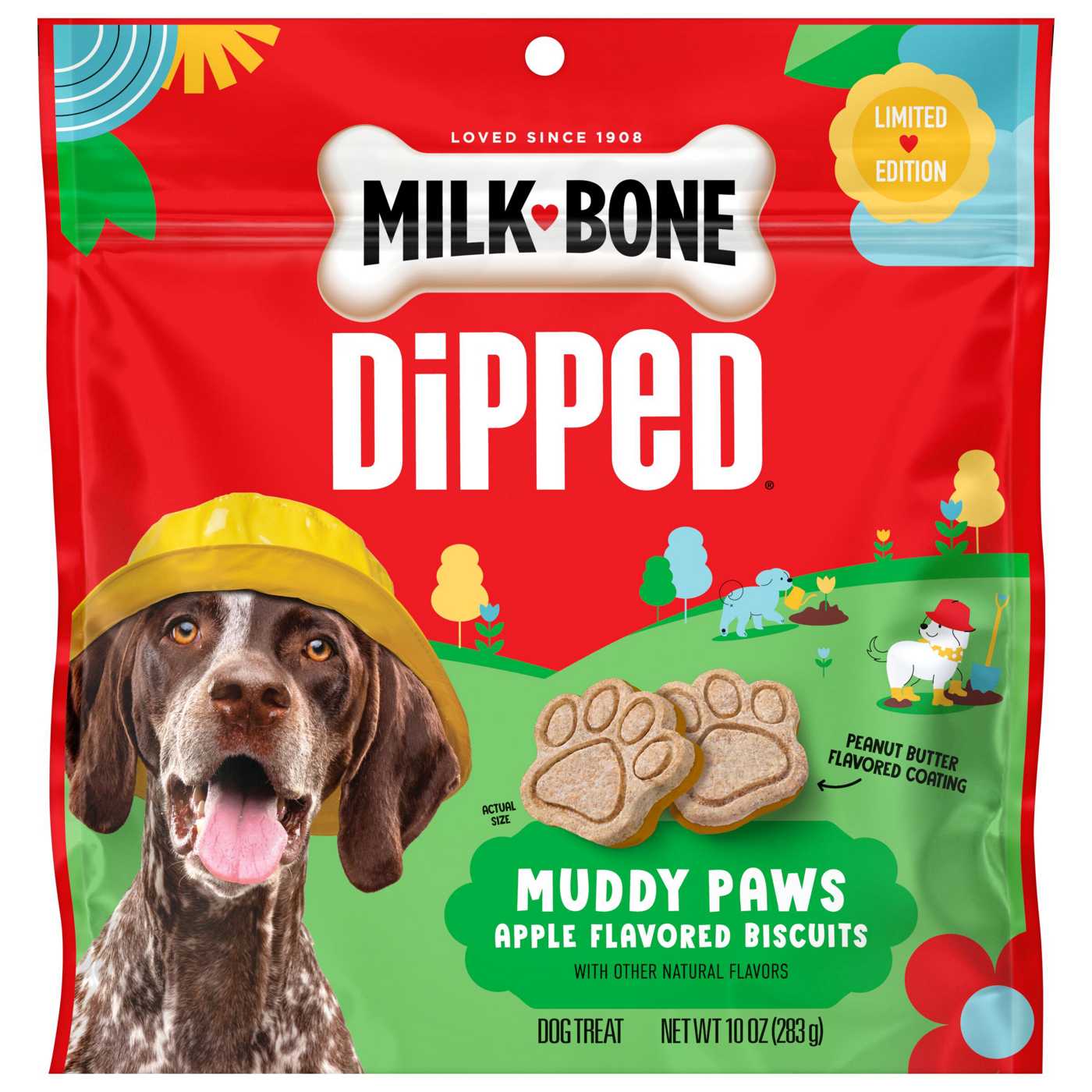 MilkBone Peanut Butter Dipped Biscuits - Apple Flavored; image 1 of 7