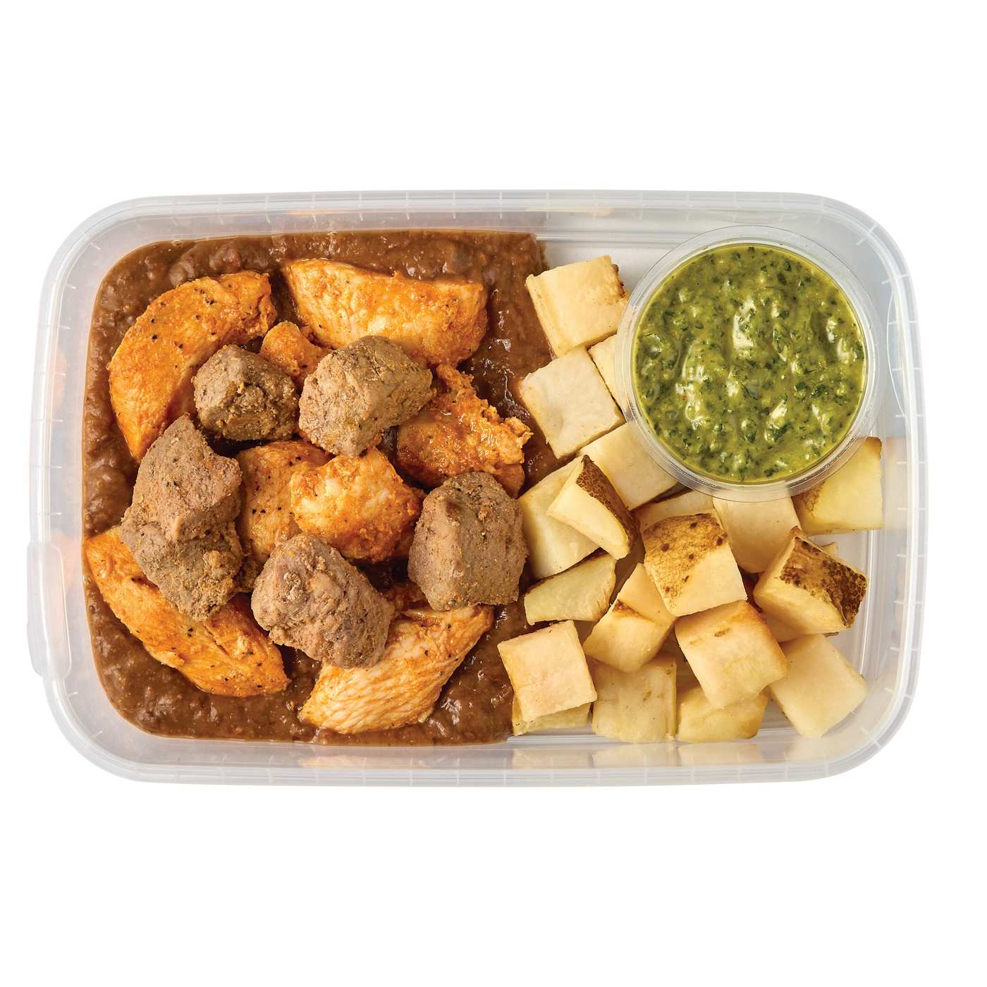 Higher Harvest by H-E-B 37g Protein Lifestyle Meal - Chicken & Steak Chimichurri; image 7 of 10