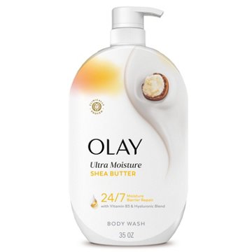 Olay Ultra Moisture Body Wash with Shea Butter, Vitamin B3 and Hyaluronic Blend, 35oz, 35 oz