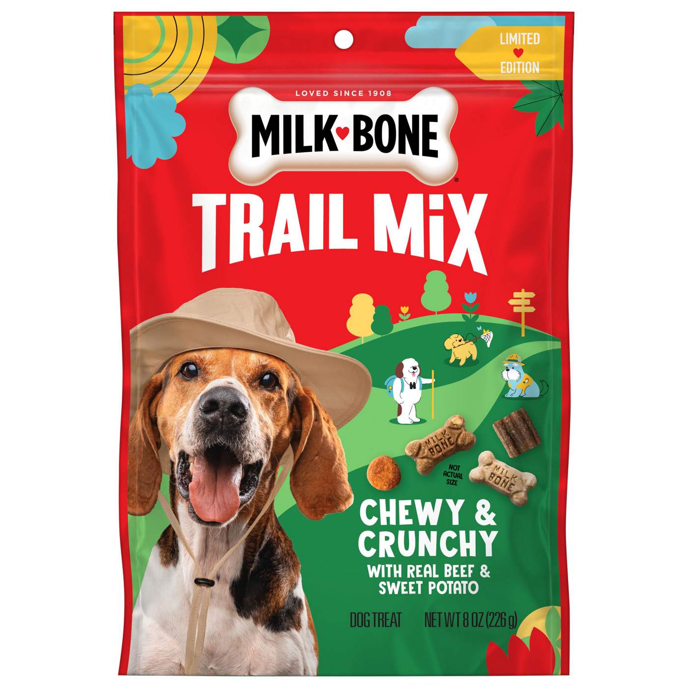 MilkBone Trail Mix Chewy & Crunchy Dog Treats; image 1 of 6