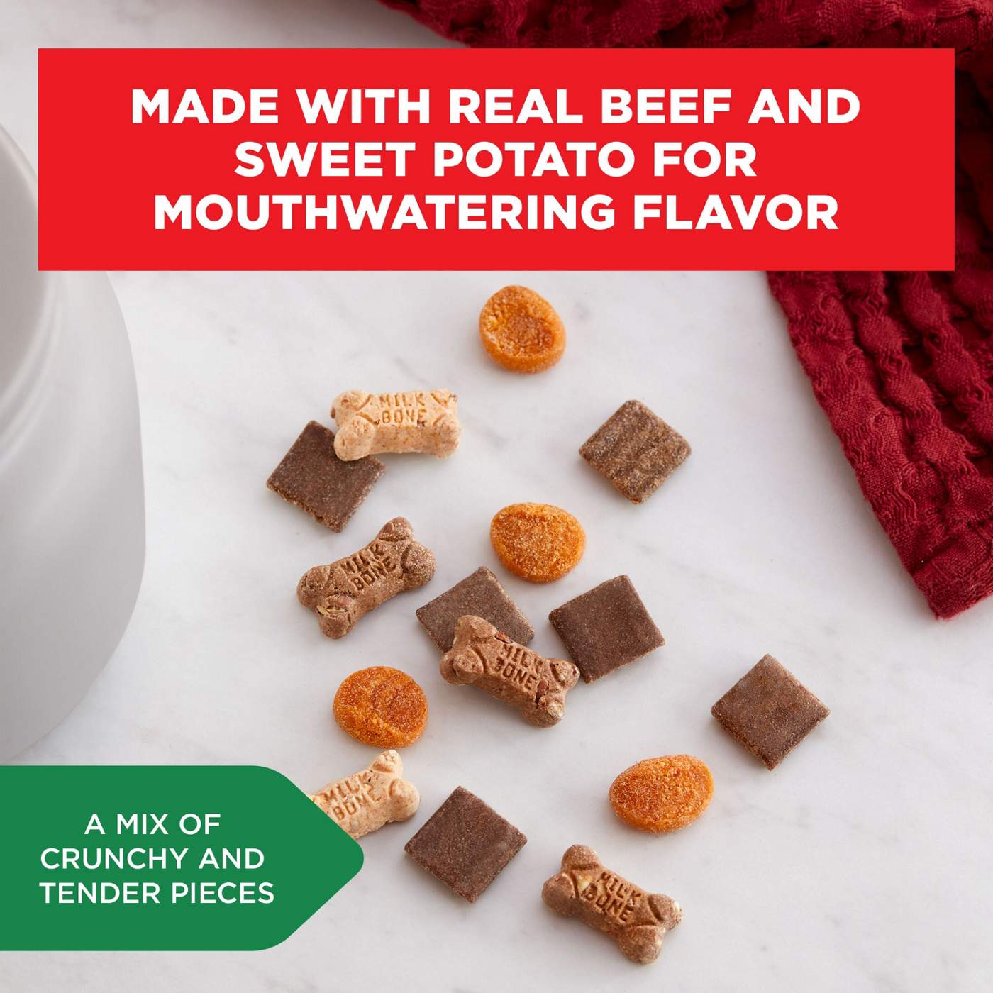 MilkBone Trail Mix Chewy & Crunchy Dog Treats; image 4 of 6